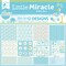 Little Birdie Little Miracle Cardstock Pack 12"X12" 12/Pkg-Baby Boy